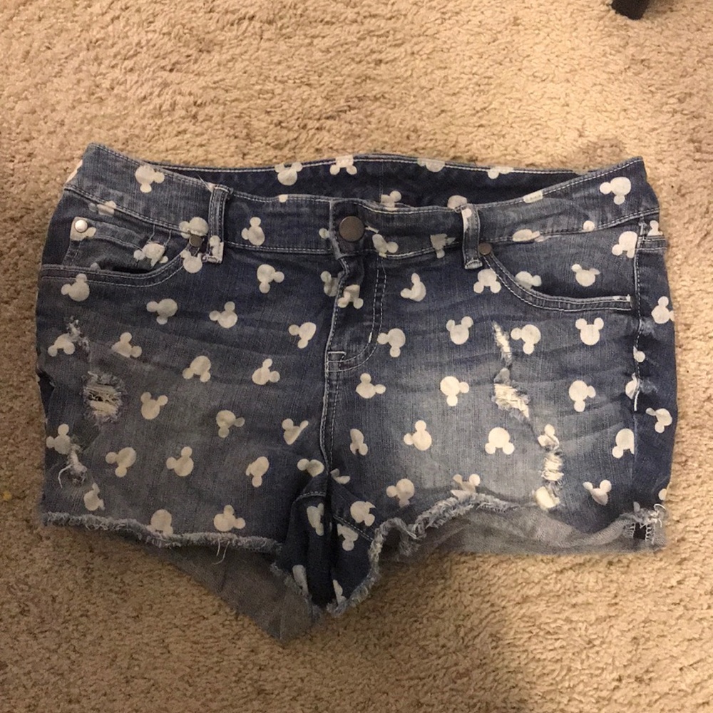 Disney’s Mickey Mouse Denim Shorts